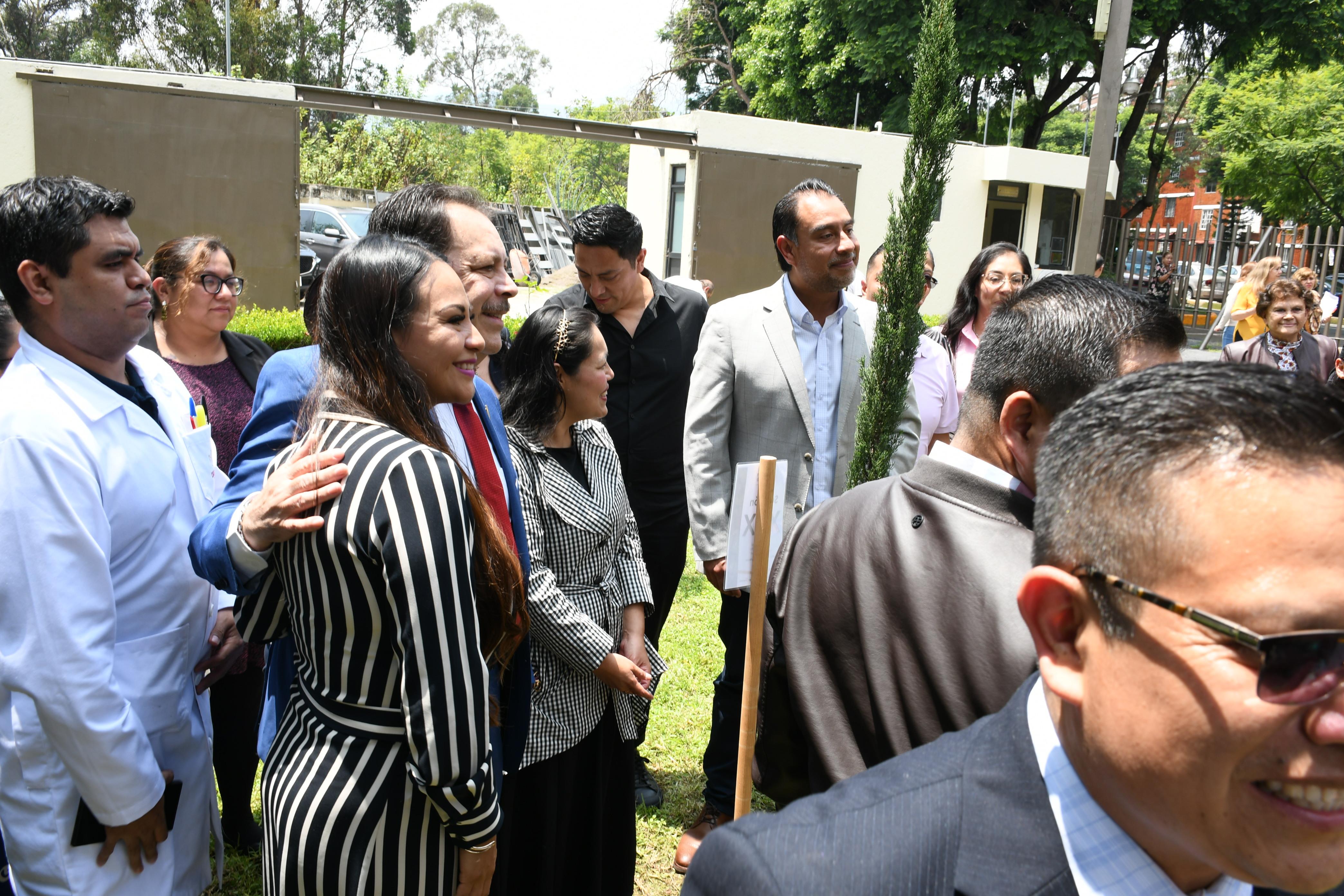 Salutación y Siembra de Pino del HG. "Dra Matilde Petra Montoya Lafragua", Tlahuac, Sección XLIX